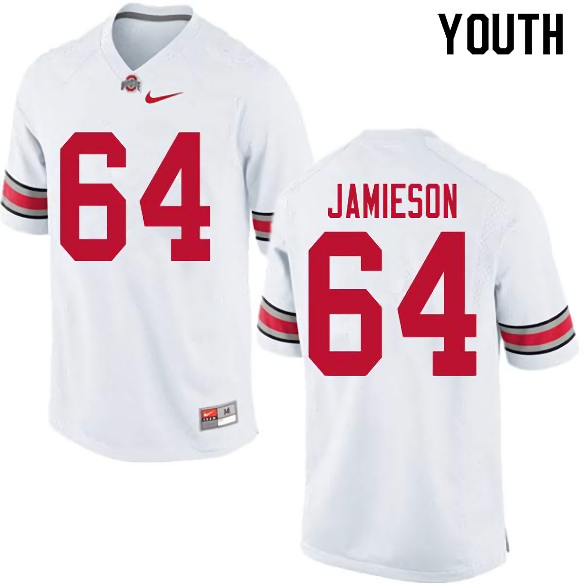 Jack Jamieson Ohio State Buckeyes Youth NCAA #64 Nike White College Stitched Football Jersey EQG2256PB